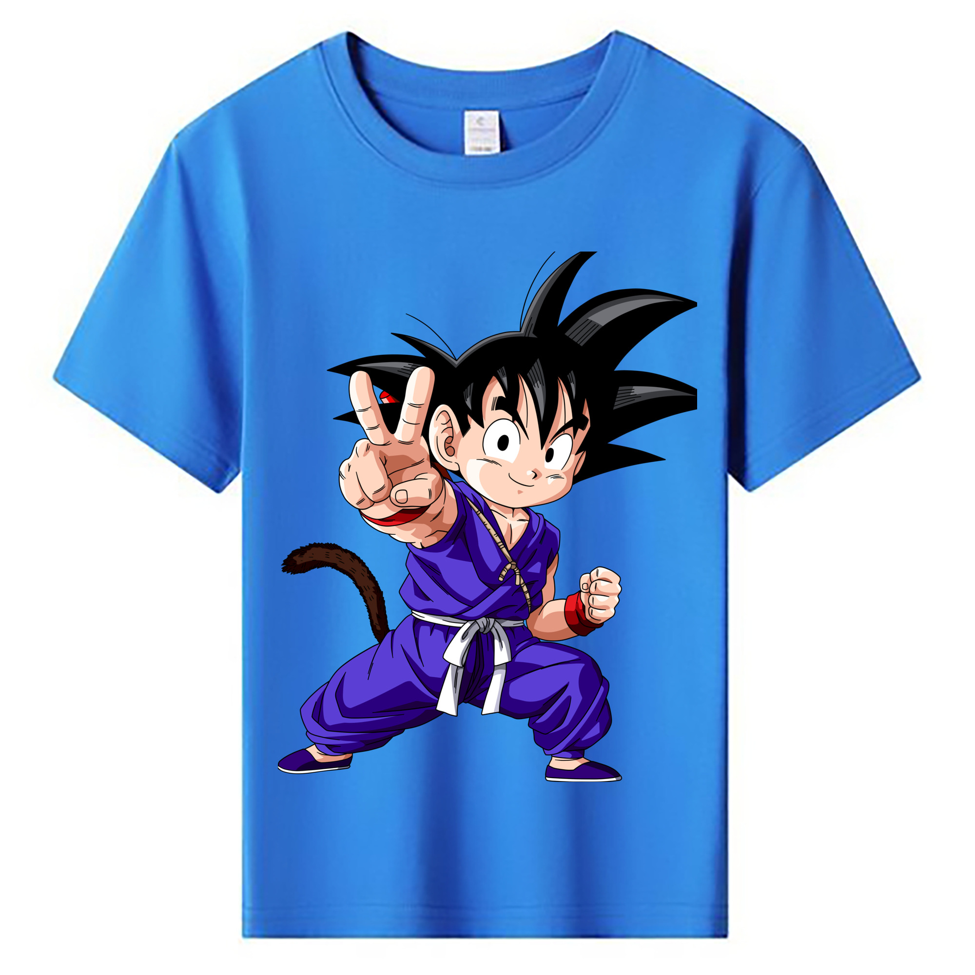 （画像用） ドラゴンボール 孫悟空（そん ごくう）Son Goku カカロット DRAGON BALL Kakarotto 綿100％キッズTシャツ（フロントプリント）